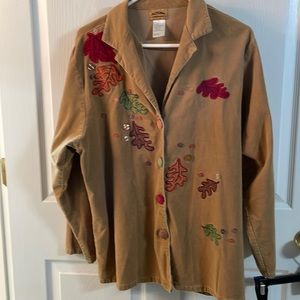 Women light jacket, Autumn Creations, color: multicolored, long sleeve, size: XL